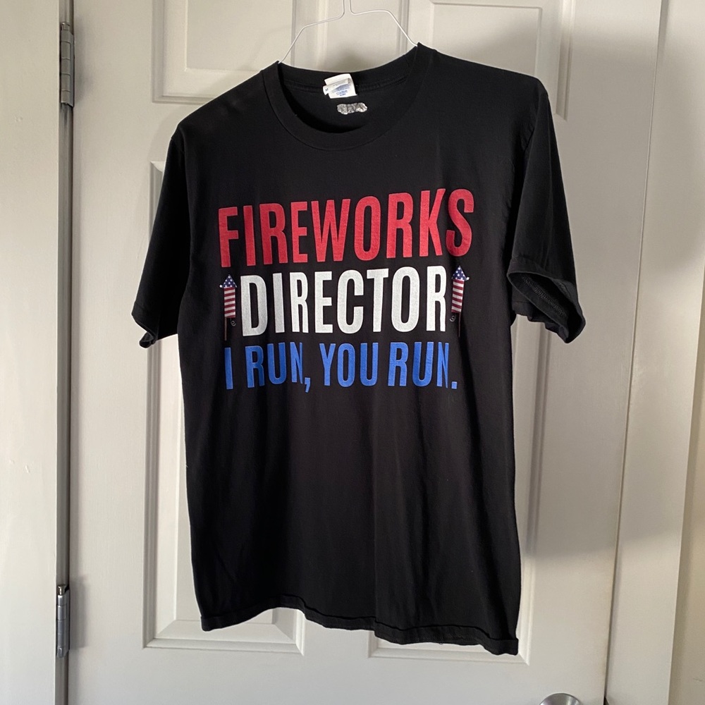 Fun fireworks never worn t-shirt! 💥